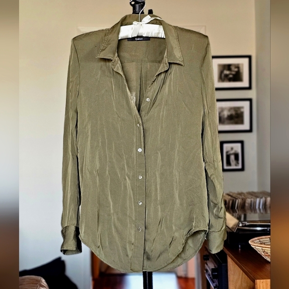 Quince Tops - Quince Washable Stretch Silk Blouse